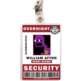 William Afton Security ID Badge V2