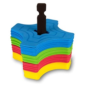 Pro Disc Cones Agility Training Markers,40 Pack,Flat Field Cones Floor Dots for Football, Basketball, Agility Soccer Cones,Field Cone Markers,Agility Round Field Marker Cones