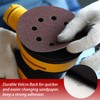 Akjwp 5-Inch 8-Hole Sanding Disc Hook and Loop 320-Grit, Random