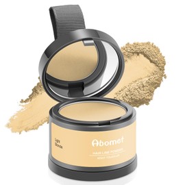 Abomet Root Touch Up Instantly Gray Hair Coverage Hairline Powder, Light Blonde, Hair Fibers For Thinning Hair For Women & Men