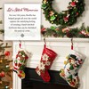 Bucilla, White Poinsettia Santa, Felt Applique 18" Stocking Making Kit,