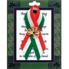 Loving Jesus St.Patrick's Day Ribbon/Shamrock Brooch