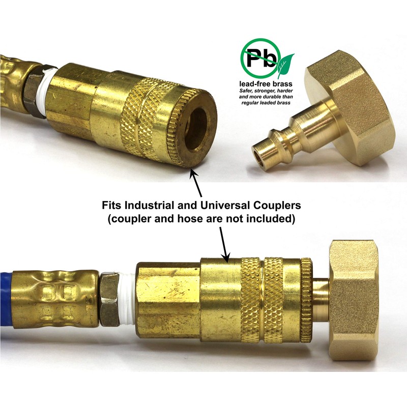 Winterize Sprinkler Systems And Outdoor Faucets: Air Compressor Quick-Connect Plug