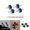 Keenso 4 Pcs Insulation Rubber Anti-Vibration M8 30x20 Brackets Vibration