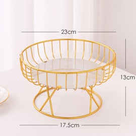 Ymiko Bandeja De Frutas Cesta, Bandeja De Frutas De Fiesta, Plato De Frutas Tiene Un Diseño De Pie Alto, para Contener Diferentes Tipos De Frutas, Utilizado En Cocinas, Restaurantes