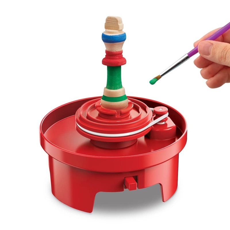 4M KidzLabs - Motorised Spin Art Chess Designer Game, Multi-Coloured,