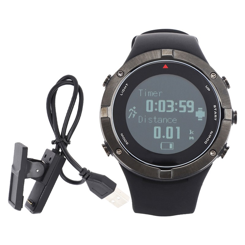 Outdoor Sports Mountain Climbing Compass Air Pressure Step Count Light