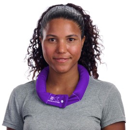 KOOLGATOR Evaporative Cooling Neck Wrap – Reusable Neck Cooler with Long Lasting Relief During Hot Weather Activities, Sports, & Outdoor Work, Purple, 3 Pack