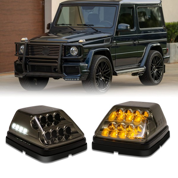 LED Front Wing Turn Signal Lights Compatible with W463 G-Class