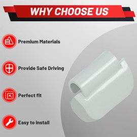 Upgraded 0.5 oz Clip On Wheel Weights for Steel Rims Corrosion-Resistant Coated Painted Tire Balancing Weight P Style Gray 60 pcs