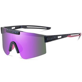 Aullwyr Quick Glasses Men's Cycling Glasses Sports Sunglasses Polarised with UV Protection Wind Protection Road Bike Bicycle MTB Rave Sports Glasses for Men Women