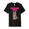 PEEPING TOM CAT WITH SPECTACLES Premium T-Shirt