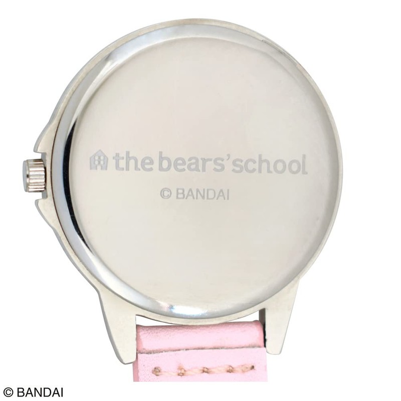 The Bear's School Watch with Carabiner Jackie Face Pink [ST-TSK0002]