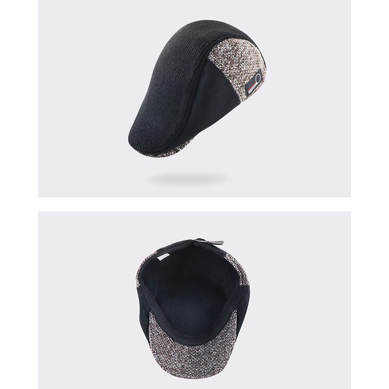 Flat Cap Men's Peaked Cap Beret Newsboy Beret Hat Flat