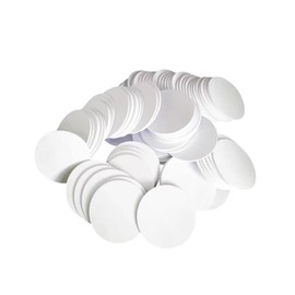 YFFSFDC NFC Tags NTAG215 Coin Shaped Cards, Round 1.0 inches (25 mm) Diameter, NFC Coin, 504 Bytes Amiibo Compatible, Shortcut App Compatible, Set of 100