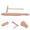 HAKIDZEL Handmade Bamboo Dragonfly Wooden Rake Pancake Crepe Spreader Spatula