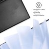 YOUNIEYO Business Card Holder, Business Card Holder, Wallet, PU Leather,