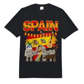 Spanish Flag Idea for Kids & Spanish Memorabilia Spain Comfort Colors Adult Heavyweight T-Shirt