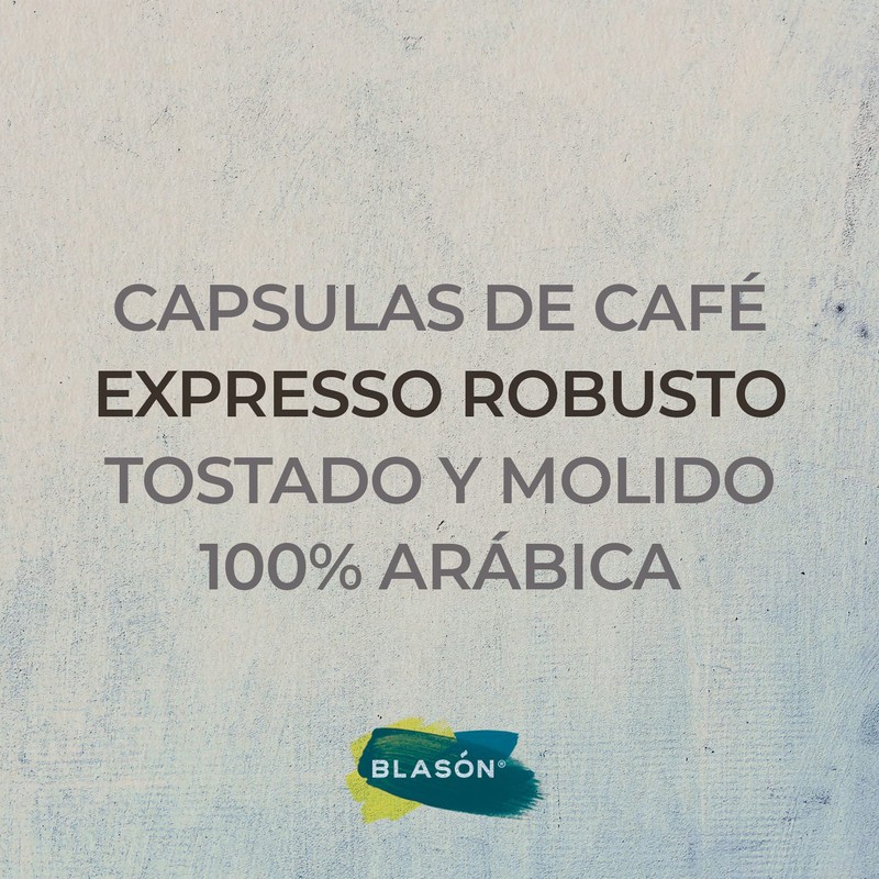 Blasón Cápsulas de Café Espresso Robusto 10 cápsulas