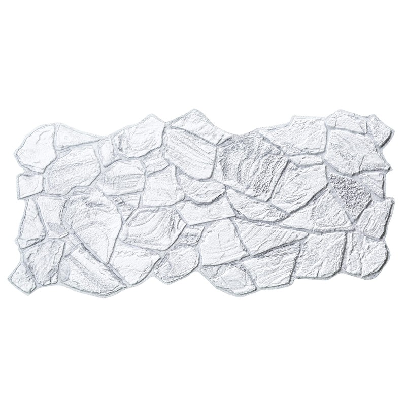 Dundee Deco 3D Wall Panels - White Grey Faux Stone