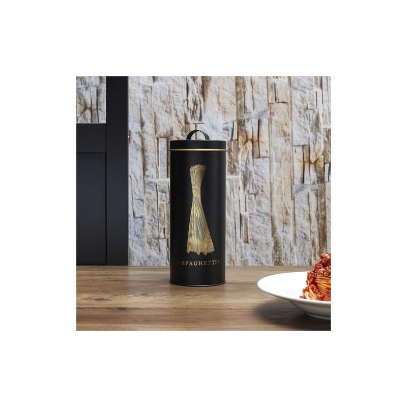 COOK CONCEPT, BT6814, Elegant Metal Box for Spaghetti, Modern Design,