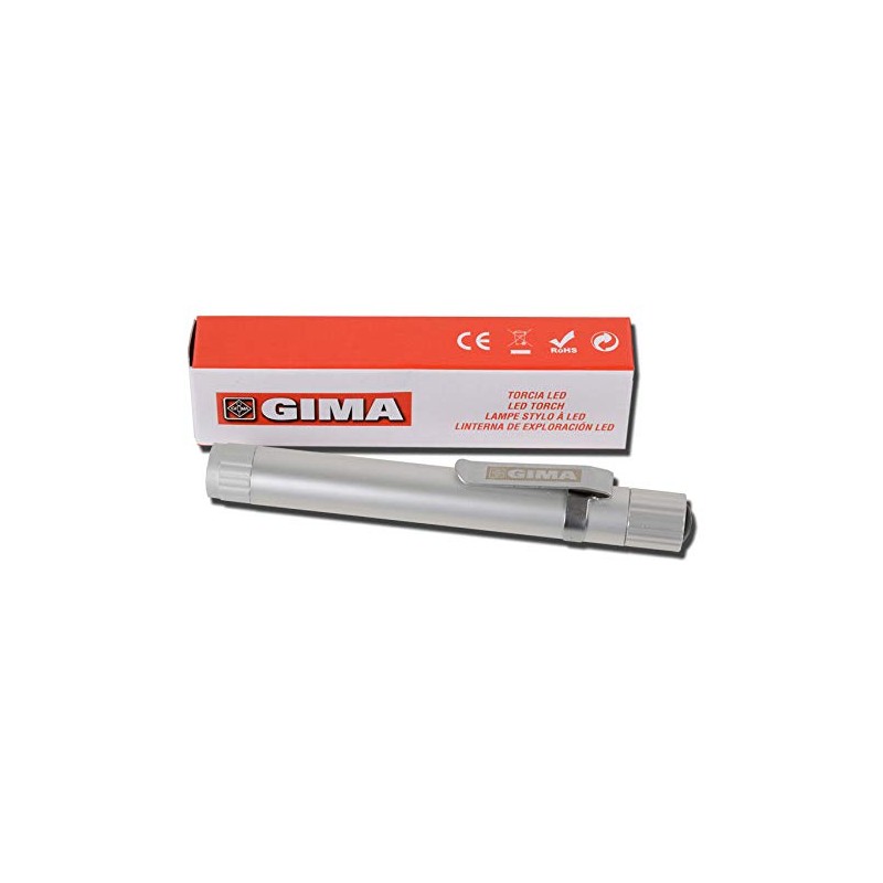 Gima - GIMA Professional Pen Light LED Diagnostic Light Metal