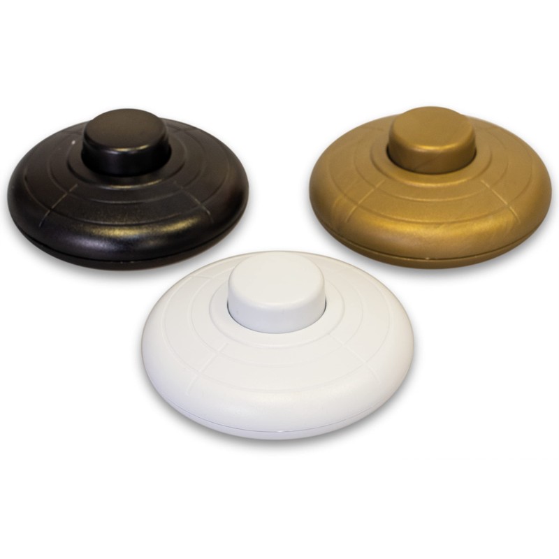 Round Foot Switch - Lights can be switched off using