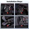 TOKCKYBL Universal Helmet Quick Release Buckle Kit - Stainless Steel