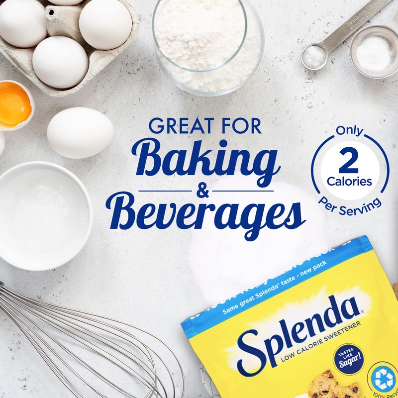 SPLENDA No Calorie Sweetener Granulated Sugar Substitute 125g Pouch