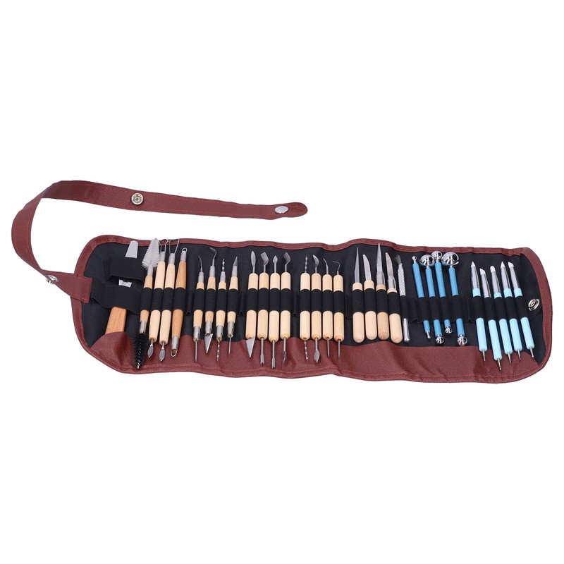 31Pcs Pottery Tools Set Soft Clay Sculpting Carving Trimming Knife