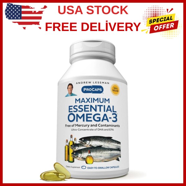 ANDREW LESSMAN Maximum Essential Omega-3 Orange - 30 Softgels -