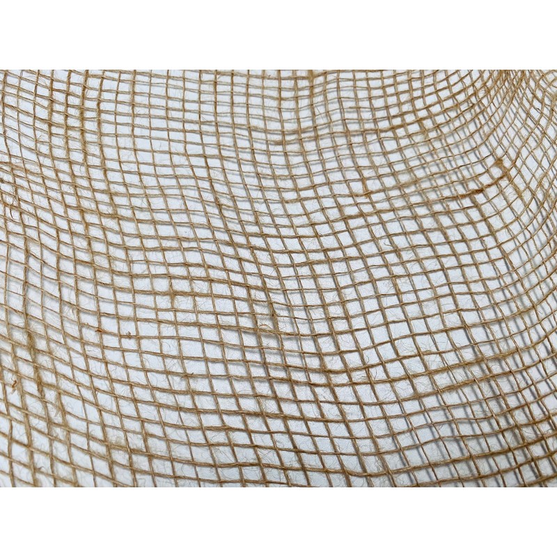 LushFabric Hessian Net Jute Fabric Fine Natural Jute Raffia Garden