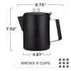 COLETTI Black Bozeman Percolator Coffee Pot — Camping Coffee Pot,
