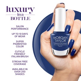 Morgan Taylor Let's Roll Summer Collection - Professional Lacquer, Vibrant, Chip-Resistant, Fast-Drying, Long-Lasting, High-Shine, Perfect for Manicures & Pedicure (Hold Me Tighter, 15mL)