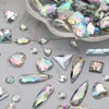 500 Pieces Sewing Gemstones Acrylic Sewing Crystal Mixed Shapes Sewing