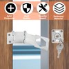 HOWDIA 3 Inch Keyed Door Lock Hasp Latch, Stainless Steel