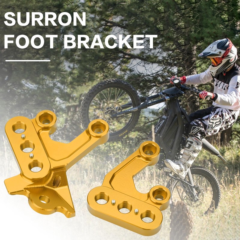 SMOTECC Surron Foot Peg Brackets, Electric Bike CNC Motorcycle FootPeg