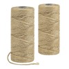 Stiverse 200M/656 feet Twine String, 2 Roll Jute String, Twine