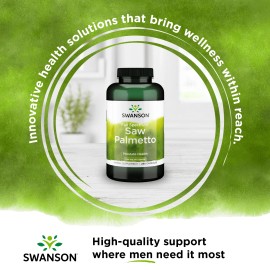 Swanson Full Spectrum Saw Palmetto, Supports Prostate Health, 540 mg, 250 Caps