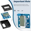 Bonbo 3316250.712 Digital LED Black Thermostat for RV/Camper Conditioner, Replace