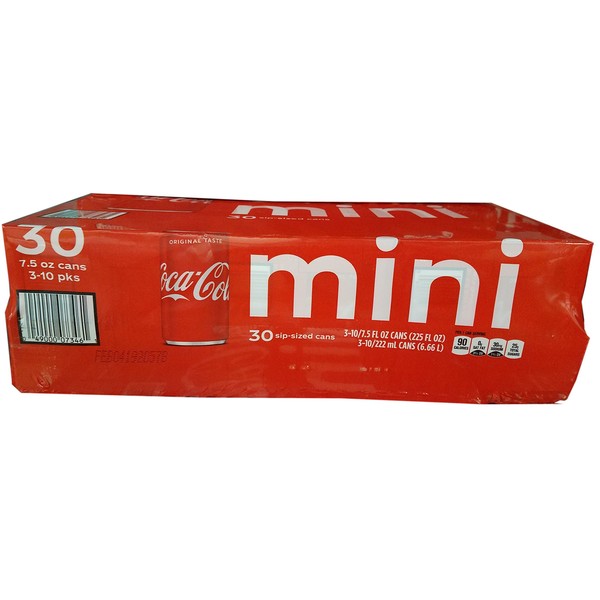 Coke Mini Cans, 225 Fluid Ounce