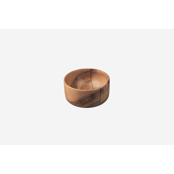 Soap Dish Shaving Diameter 9 cm Walnut Stripes
