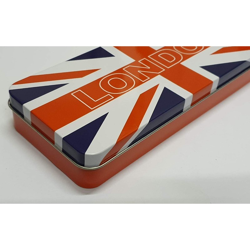 Souvenir Pencil Box - Union Jack and London Printed Pencil