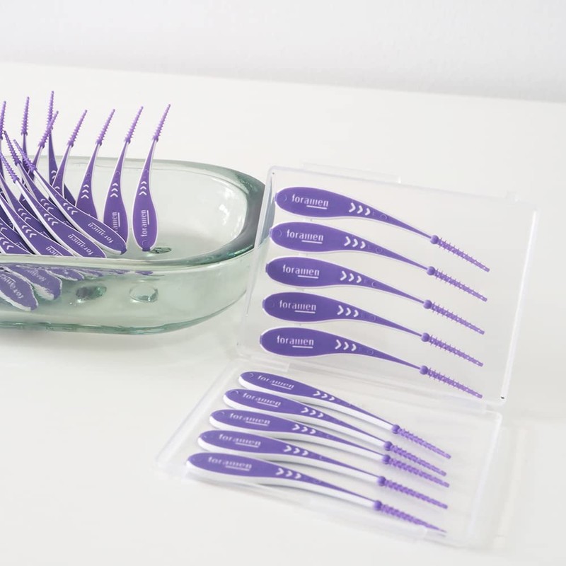 Rubber Interdental Brushes · Pack of 30 · With a