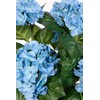 Hydrangea Bush Deluxe 42 cm Blue in Pot LM Artificial