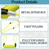 Vierone 1.45m Yellow Motorcycle Disc Lock Reminder Cable