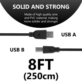 fifine Geekria Microphone Cables for FIFINE K670, K683A, T669, T732, K670B (8 ft)