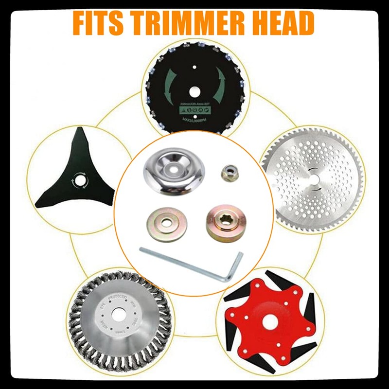 5 Pcs Replacement Metal Gearbox Blade Nut Fixing Kit With