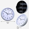 Hidden Safe Wall Clock, Valuables Diversion Safe, 10 inch Plastic