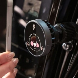 KAKAO FRIENDS 블랙춘 Qi2 맥세이프 쿨링팬 차량용 충전기_춘식이 5008515203 1295724 KAKAO FRIENDS Black Choon Qi2 MagSafe Cooling Fan Car Charger_Choon-Sik 5008515203 1295724